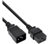 InLine Cavo di alimentazione Prolunga IEC-60320 16641H C19 su C20 16A 10 m Nero