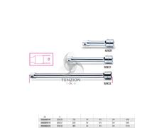 Prolunga Attacco Quadro Maschio Femmina 3/4" - Beta 928