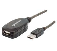 Prolunga attiva USB 2.0 Hi-Speed 10m ripetitore - Manhattan IUSB-REP10