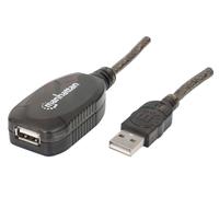 Prolunga attiva USB 2.0 Hi-Speed 20m 480 Mbps - Manhattan IUSB-REP220