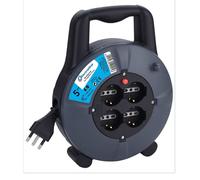 PROLUNGA AVVOLGICAVO 5/10 mt. ELECTRALINE CON DISGIUNTORE TERMICO