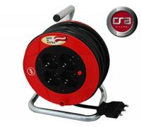 Prolunga elettrica brennenstuhl st 180 15 mt avvolgicavo antiurto 4 prese