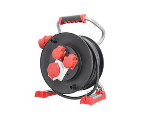 PROLUNGA BACHMANN 399.196 - 3 prese, cavo 25 m, prese CEE, interruttore acceso/spento