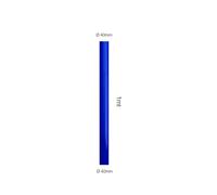 Prolunga blu 1mt Manitor id.40mm silicone rinforzato a 4 strati