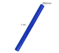 Simoni Racing M14B Manicotti Manitor Dritto in Silicone Rinforzato, Lunghezza 1 Mt Tubi siliconici per Motori, Diametro 65 mm, Blu