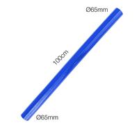 Simoni Racing M14B Manicotti Manitor Dritto in Silicone Rinforzato, Lunghezza 1 Mt Tubi siliconici per Motori, Diametro 65 mm, Blu