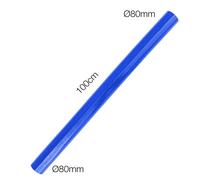 Prolunga 1mt Tubo Manicotto Manitor in Silicone Blu Rinforzato a 4 strati 80mm
