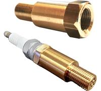 PROLUNGA CANDELA PASSO LUNGO M12X1,25 IN OTTONE AUTO E MOTO PER MOTORI FIRE