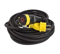 Prolunga cantiere 16A+T con valvola IP44 Cavo HO7RN-F 3G1,5mm2, lunghezza 20 metri.