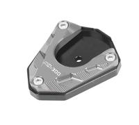 Prolunga Cavalletto Laterale Moto PER KL BRE RA X 300 Moto PER BRERA X 300 Piede Cavalletto Laterale Piastra Cavalletto Ingranditore Supporto Estensione KL300 BRE RAX300 (Color : Titanium)