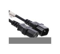 Lanberg Prolunga cavo alimentazione CA-C13E-11CC-0030-BK IEC C13 femmina a C14 3 m Nero VDE
