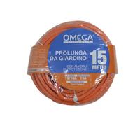 Prolunga Cavo Elettrico x Esterno Spina Schuko 16A da Giardino Lunghezza 15 m