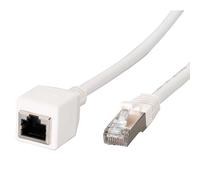 Prolunga Cavo Patch RJ45 Cat6A S/FTP AWG26 1m Bianco 10Gbps - ICOC F6A-010-EXT