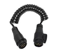 Prolunga Cavo Rimorchio Maschio a Maschio 13 Pin 3 Metri | Per spine di tabellone luminoso per caravan; Lunghezza di 3 metri con connettori a 13 pin
