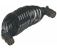 Prolunga cavo spiralato con spine 7 poli da 12V