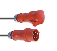 Prolunga CEE 16A 15m 5x2,5 mm² Rossa - Alta Qualità Made in Germany