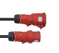 Prolunga CEE 32A 5x6mm² 25m Rosso - PSSO Made in Germany