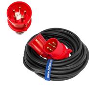 Prolunga CEE Edilizia H07RN-F 5x4 mm² 32A IP44 con trasformatore di fase 5-50m