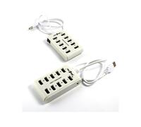 PROLUNGA CIABATTA HUB 10 PORTE USB 2.0 MULTIPRESA MOLTIPLICATORE 10 PORTE USB