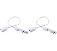 Prolunga comodino 0,5m FLAT 16A BIANCA (Confezione da 2)