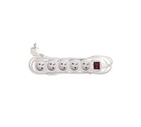 Prolunga con interruttore 5 prese con/e prolunga P1512