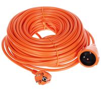PROLUNGA CON MESSA A TERRA PS-3X1.5-30M/ARANCIONE 30m