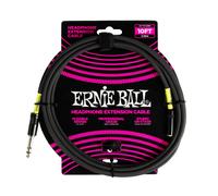 PROLUNGA CUFFIE JACK 1/4 A 3,5 MM 3 METRI CAVO AUDIO NERO FLESSIBILE