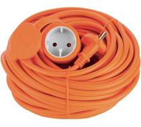 Prolunga da giardino classe II arancione presa europea 20 mt