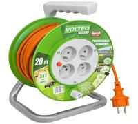 Prolunga da giardino su tamburo, cavo da 40 m, modello H05VV-F, 31,5 mm - VT-41