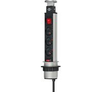 Prolunga da scrivania 3 prese 2 m H05VV-F Tower-Power 1396201003