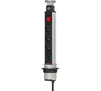 Prolunga da scrivania 3 prese + 2xUSB 2m Tower Power 1396201013