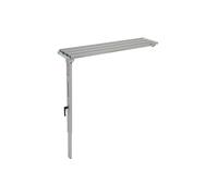 Prolunga del tavolo RUWI corta per guida di montaggio (77 cm) small silver