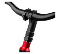 Prolunga dell'attacco manubrio Prolunga for altezza stelo forcella for bicicletta Manubrio Adattatore for rialzo Distanziatore in lega di alluminio Accessori for ciclo 100mm 28,6mm(STM-004 Black)