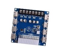 Prolunga di alimentazione del computer con 8 porte USB e 5 prese facile dispositivo test blocco di comando ad alta corrente