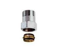 PROLUNGA DIRITTA CROMATA FIL. 24X19 Lungh. 30 mm
