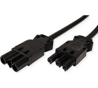 Prolunga dispositivo BACHMANN GST18-3 spina/giunto senza alogeni nero 05 m (375.0044) NEW