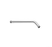 Prolunga doccia diritta in acciaio inox per regolazione precisa dell'angolo e montaggio filettato G1/2 in bagni residenziali (25 cm)