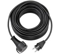 Prolunga Elettrica 10 Metri in Gomma per Uso Esterno BRENNENSTUHL, Prolunga Impermeabile Nera Schuko con Protezione IP44, Cavo H05RR-F 3G15, Nera