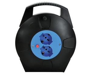 Prolunga Elettrica Avvolgibile 5mt+2 Prese 10/16a 50.0000607E