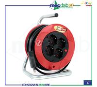 Prolunga Elettrica Avvolgicavo 1000/3500W 16A 230V 4P 15/25/50 MT Brennenstuhl