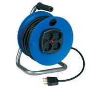 Prolunga elettrica con avvolgicavo multipresa bipasso 4 posti filo 3x1,5 25mt
