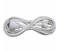Prolunga Elettrica con Spina e Presa Schuko 16A 5 metri colore Bianco Maurer