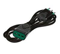 Prolunga Elettrica Lineare Bipasso Nera 3 m 3 x MMQ.1 Fanton