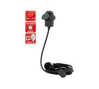 PROLUNGA ELETTRICA REV PowerSplit, 230 V, Dispositivi elettrici compatibili con presa Schuko, Nero