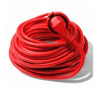 Prolunga elettroutensili da giardino 25 metri con cavo doppio isolamento spina e presa schuko protezione bambini