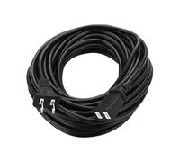 Prolunga esterna impermeabile, prolunga esterna a 2 pin, prolunga esterna nera, prolunga per dispositivo flessibile resistente al freddo, collegamento/estensione della catena luminosa interna ed ex