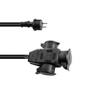 Prolunga EUROLITE 5m 3x2,5 mm² IP44 - Cavo di Alimentazione Triplo