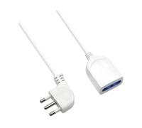 EWENT PROLUNGA ELETTRICA 5 MT PRESA ITALIANA 16A BIANCA EW3812