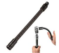 Prolunga flessibile in acciaio armonico da 1/2 pollice, connettore per chiave a cricchetto con bussola dinamometrica, pieghevole a 360°, adatta per riparazioni auto e lavori in spazi ristretti.