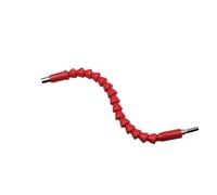 Prolunga flessibile per punte da trapano, Asta di prolunga for punte con albero multicolore for trapano elettrico e cacciavite(Red)